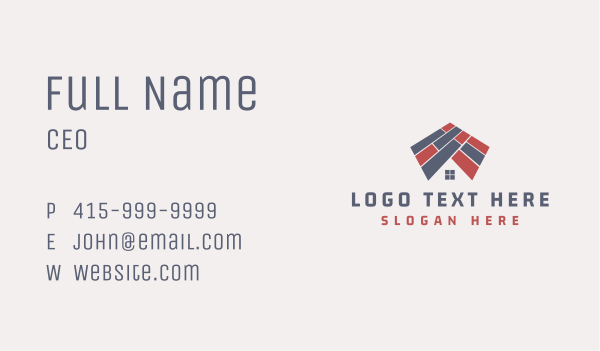 House Floor Handyman Carpentry Business Card Design Image Preview