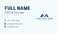 Letter M Horns Business Card Design