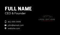 Race Car Motorsport Business Card Preview