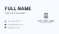 Knife Combat Skull Business Card Preview