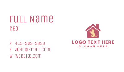 Dog House Vet Business Card Image Preview