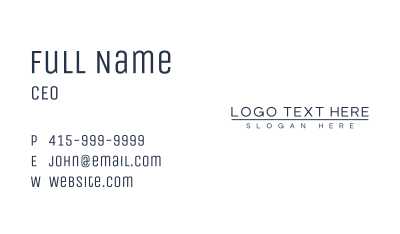 Brand Business Wordmark  Business Card Image Preview