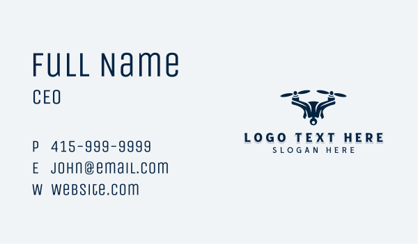 Videography Photography Drone Business Card Design Image Preview