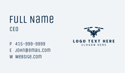 Videography Photography Drone Business Card Image Preview