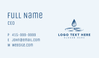 Water Droplet Ripple Business Card Image Preview