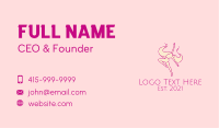 Lady Gymnast Sports  Business Card Image Preview