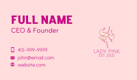 Lady Gymnast Sports  Business Card Image Preview