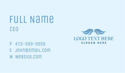 Coastal Water Wave Business Card Image Preview