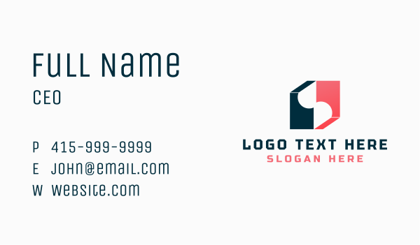 Courier Agency Letter S Business Card Design Image Preview