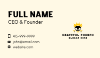 Skull Crown Pillar Business Card Image Preview