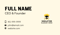 Skull Crown Pillar Business Card Image Preview