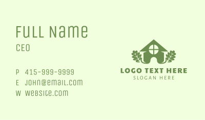 House Yard Garden Business Card Image Preview
