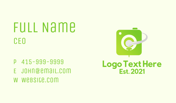 Golf Sport Photographer Business Card Design Image Preview