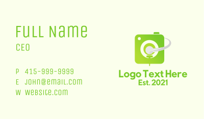 Golf Sport Photographer Business Card Image Preview