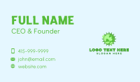 Green Planet Virus Business Card Design