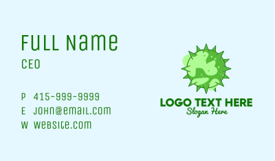 Green Planet Virus Business Card Image Preview