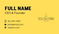 Minimalist Clothing Wordmark Business Card Image Preview