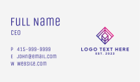 Diamond Real Estate Company Business Card Image Preview