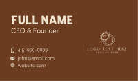 Ring Jewelry Store  Business Card Design