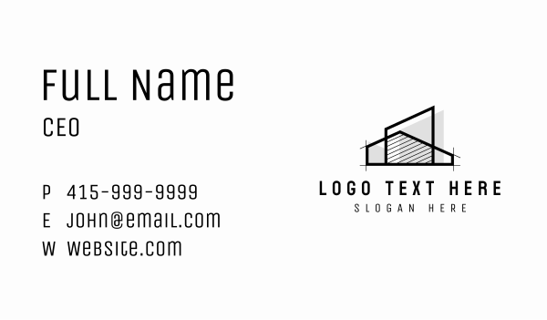 Urban Building House Business Card Design Image Preview