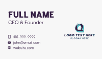 Generic Studio Letter Q Business Card Image Preview