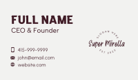 Generic Wordmark Business Business Card Image Preview