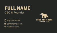 Wildlife Bear Animal Business Card Design