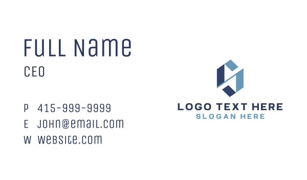Letter S Tech Company Business Card Design Image Preview