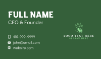 Eco Garden Hand  Business Card Image Preview