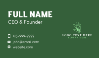 Eco Garden Hand  Business Card Preview