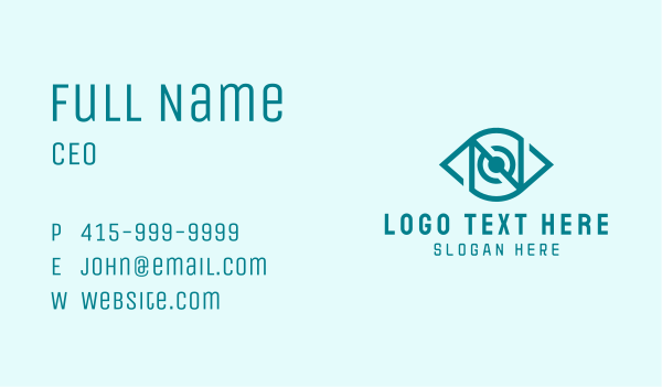 Security Eye Letter N Business Card Design Image Preview