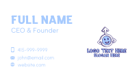 Male Symbol Cartoon Business Card Design