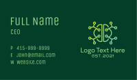 Minimalist Brain Molecule Business Card Image Preview