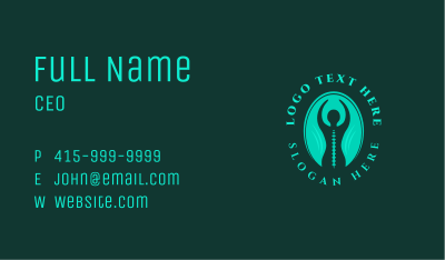 Body Spine Chiropractor Business Card Image Preview