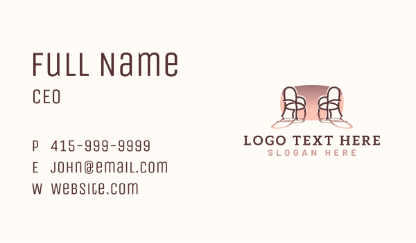 Chair Seat Fixture Business Card Design Image Preview