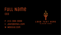Holy Crucifix Flame Business Card Image Preview