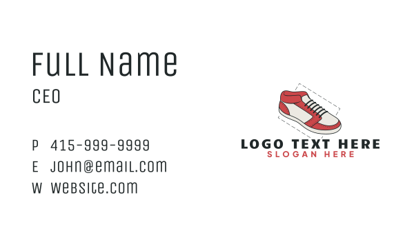 Fashion Footwear Shoe Business Card Design Image Preview