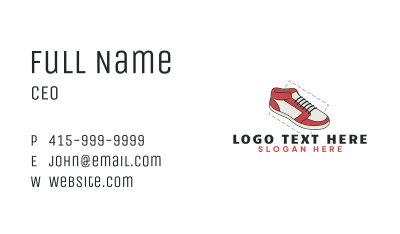 Fashion Footwear Shoe Business Card Image Preview