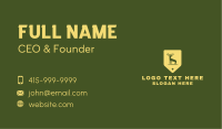 Deer Shield Badge Business Card Image Preview