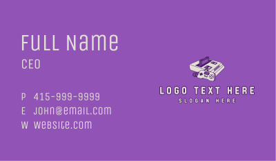 Retro Gaming Console Business Card Image Preview