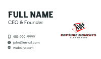 Speedometer Fast Race Business Card Image Preview