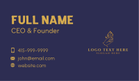 Crystal Hand Jewelry Business Card Design