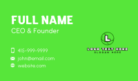 Tennis Ball Team Business Card Design