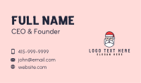 Santa Claus Christmas Mascot Business Card Image Preview