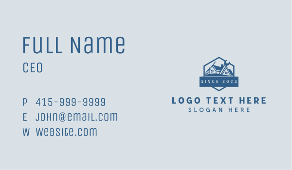 Handyman Contractor Repair Business Card Design Image Preview