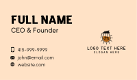 Coffee Shop Light Bulb  Business Card Image Preview