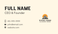 Nature Mountain Trekking Business Card Image Preview
