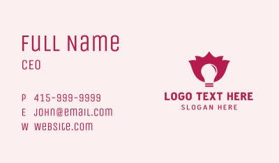 Tulip Bulb Business Card Image Preview