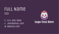 Decorative Mexican Skull Business Card Image Preview