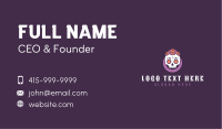 Decorative Mexican Skull Business Card Image Preview